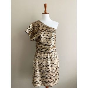 Trina Turk One-Shoulder Sequin Dress